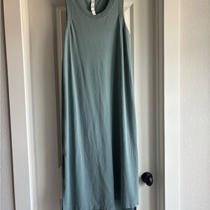 lululemon athletica Teal Sleeveless Midi Dress